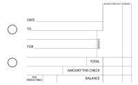 Burgundy Marble Standard Itemized Invoice Business Checks | BU3-BMA01-SII