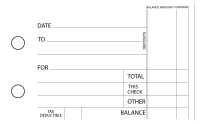 Yellow Safety Standard Invoice Business Checks | BU3-YEL01-SNV
