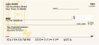 Butterfly Stripes Personal Checks | CCS-47