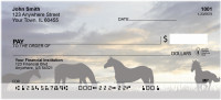 Horses at Dusk Personal Checks | CCS-60