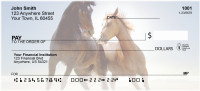 Running Horses Personal Checks | CCS-68