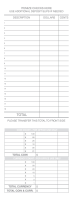 Loose Business Deposit Slips, Easy Scan | DEP-BDL11