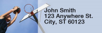 Basketball Rectangle Address Labels | LRRSPO-B2