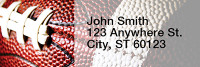 Blue & Yellow Football Team Narrow Address Labels | LRRSPT-07