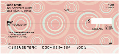 Circle Pattern Personal Checks | CCS-31