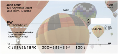 Hot Air Balloons in Flight Personal Checks | CCS-75