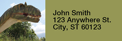 Dinosaurs Alive Rectangle Address Labels | LRRANJ-09