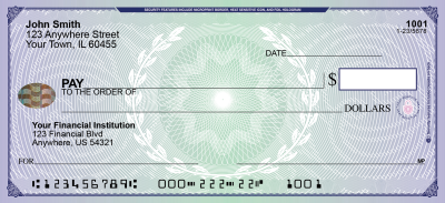 Blue Green Hologram Checks | PTHG-BG01
