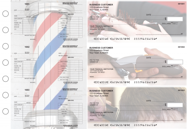 Barber Multi Purpose Salary Voucher Business Checks