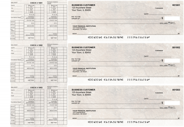 Granite Payroll Designer Business Checks  | BU3-CDS16-PAY