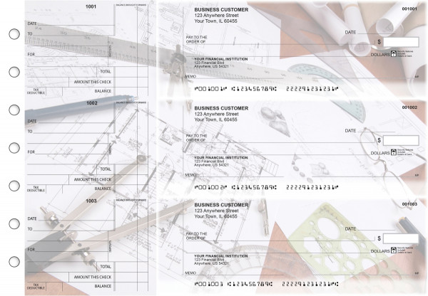 Architect Standard Counter Signature Business Checks | BU3-CDS27-SCS