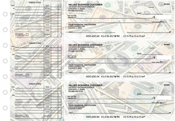 Money Accounts Payable Designer Business Checks | BU3-CDS31-DED