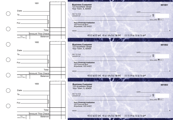 Blue Marble Standard Business Checks | BU3-LMA01-STA