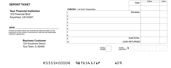 Classic Deposit Book Style 18 | DEP-BDB18