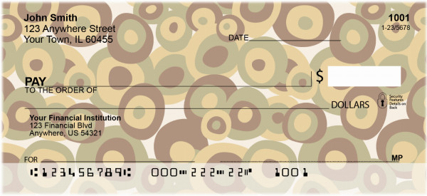 Retro Pitted Olives Personal Checks | GEP-47