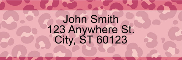 Leopard Prints Address Labels | LRANI-015