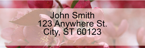 Natures Beauty Rectangle Address Labels | LRNAT-04